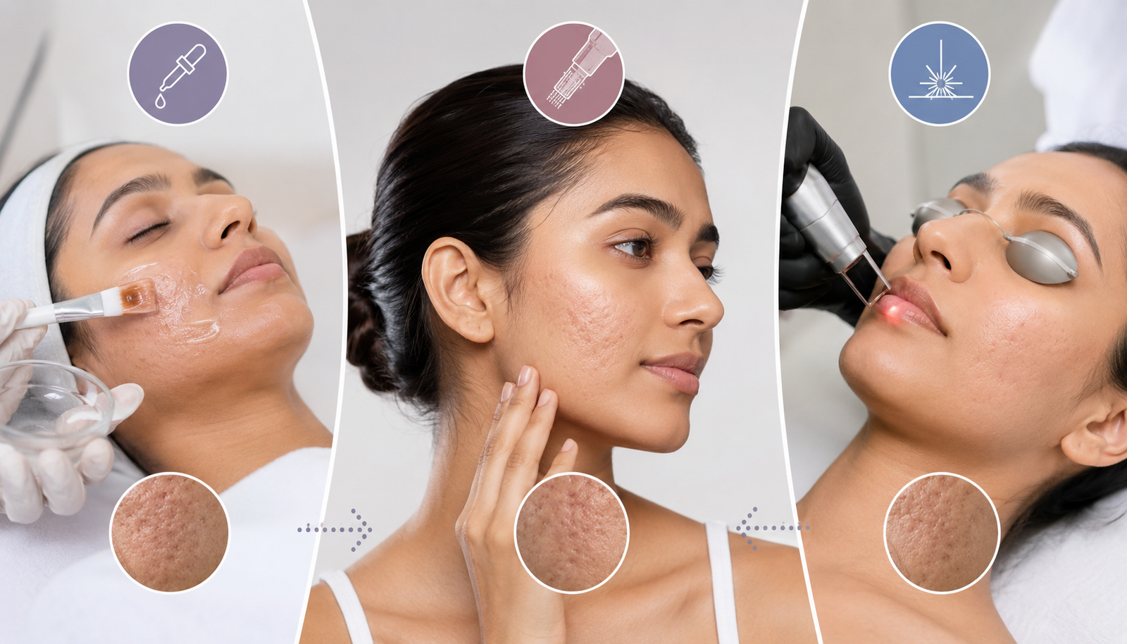 Chemical Peel vs Laser vs Microneedling for Acne Scars