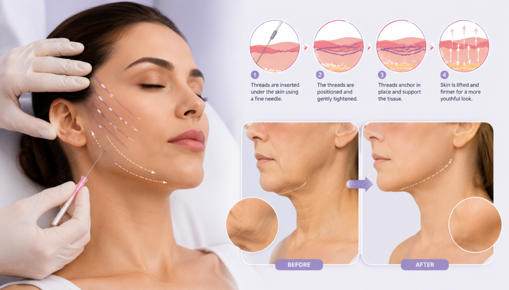 Thread Lifts Treatment Work