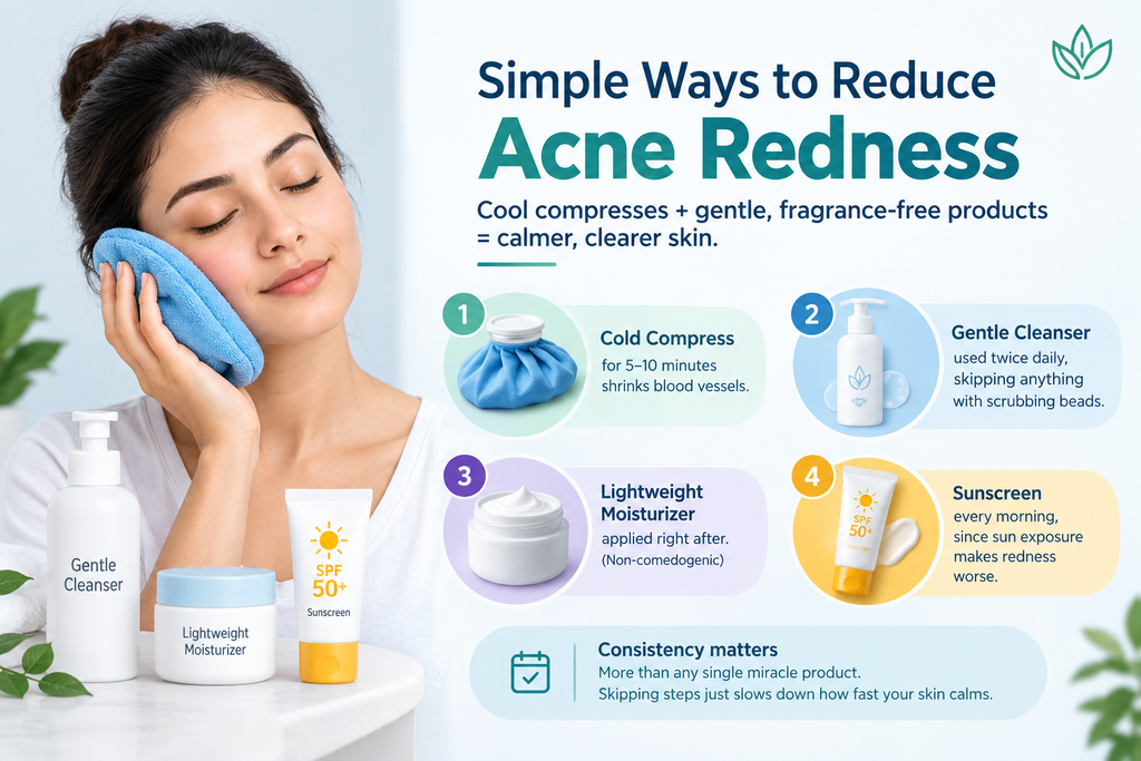 Remove Redness from Acne at Home
